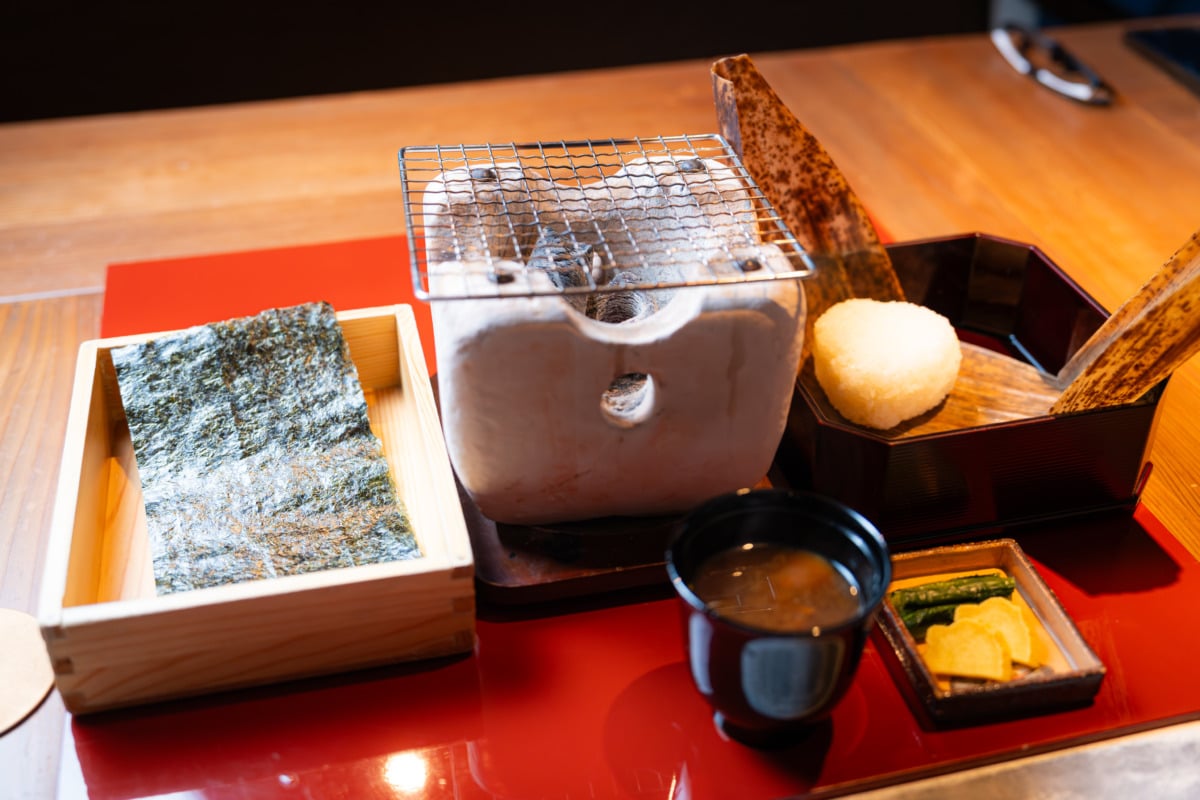 海苔は七輪で炙ってから