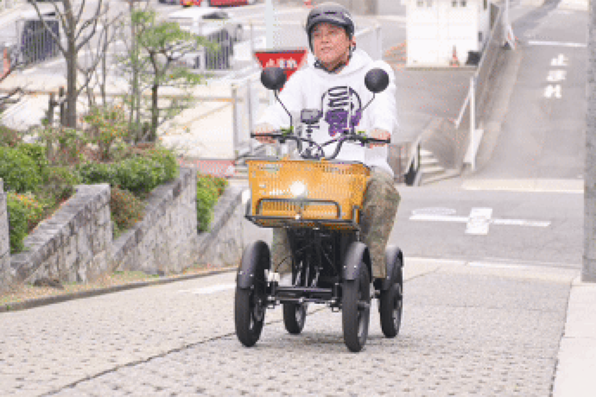 急勾配でも力強く登る高い登坂力