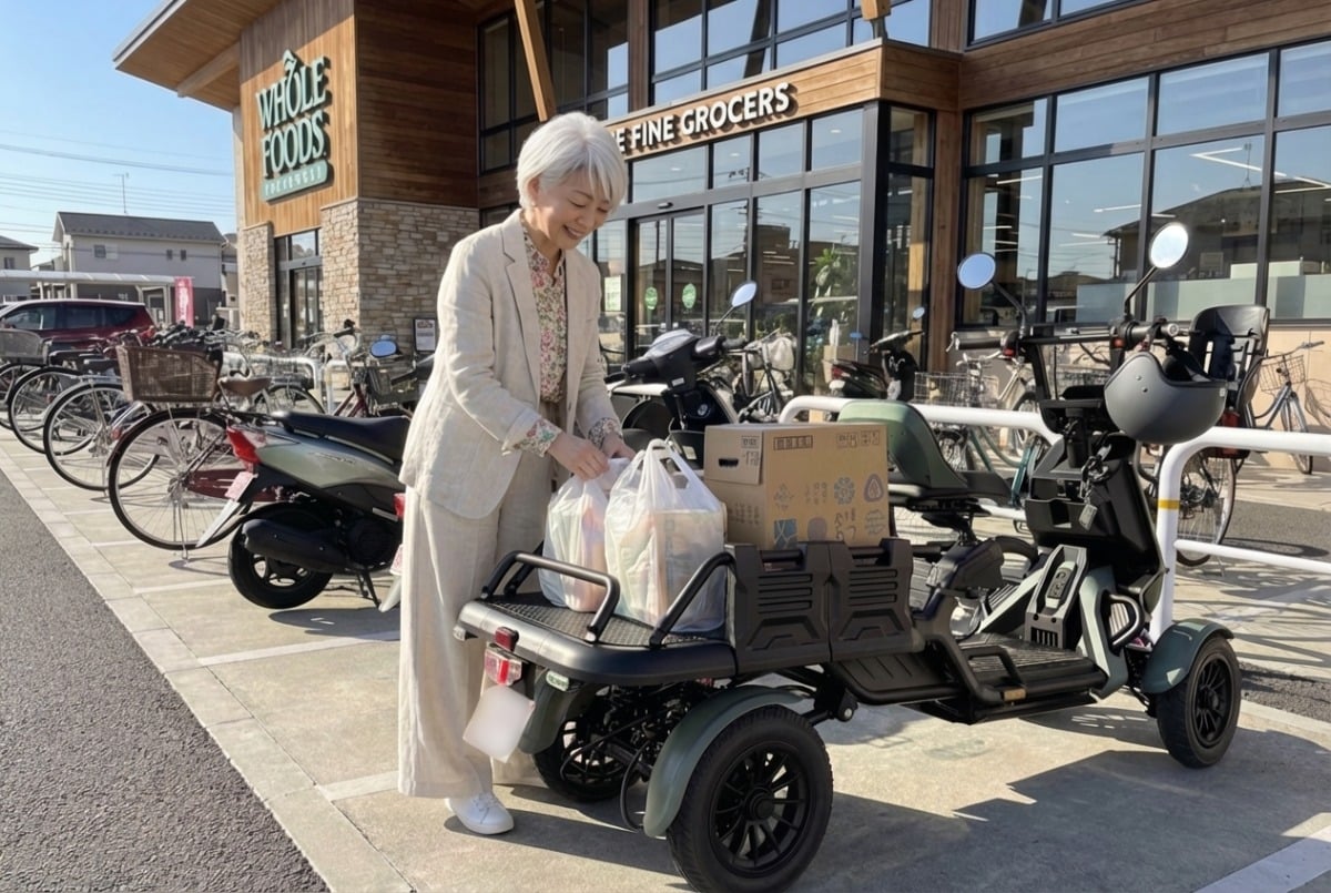 4輪の電動モビリティ「BLAZE e-CARGO（ブレイズイーカーゴ）」