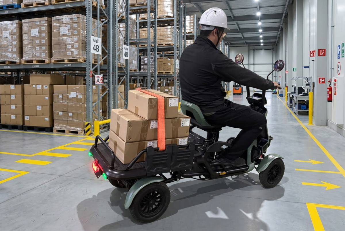 4輪の電動モビリティ「BLAZE e-CARGO（ブレイズイーカーゴ）」