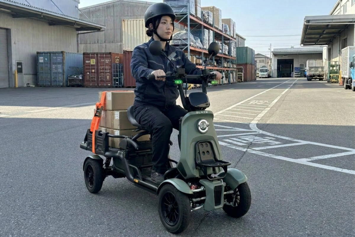 4輪の電動モビリティ「BLAZE e-CARGO（ブレイズイーカーゴ）」