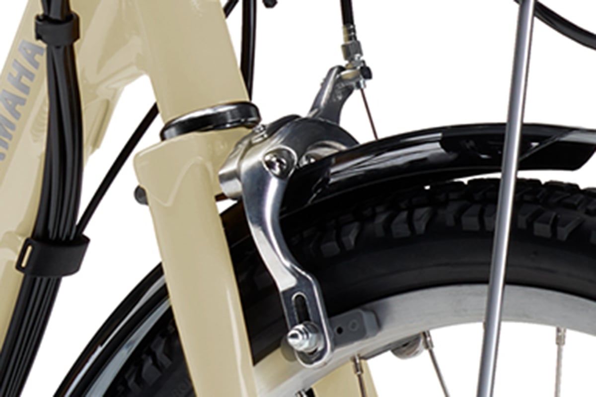 制動力に優れたフロントブレーキ