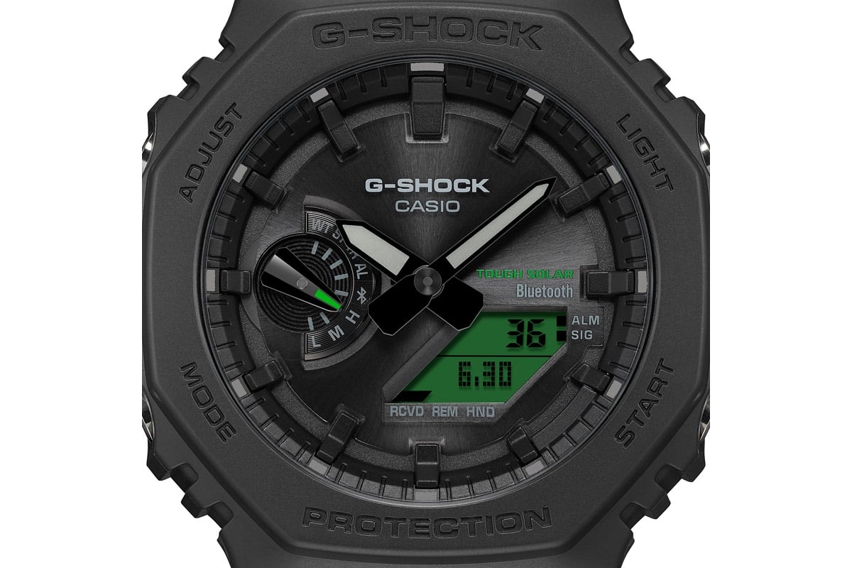 タフソーラー（ソーラー充電）搭載で電池交換を必要としない