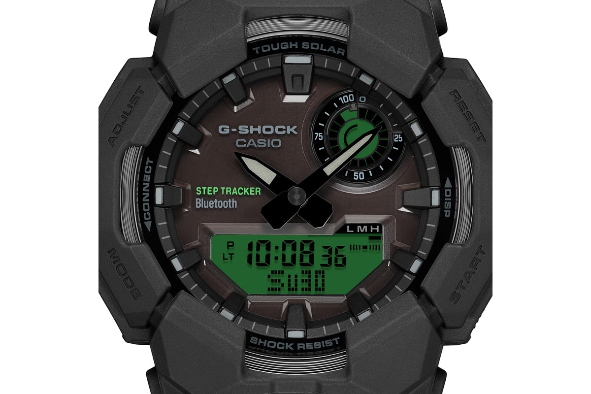 3軸加速度センサーにより歩数を計測