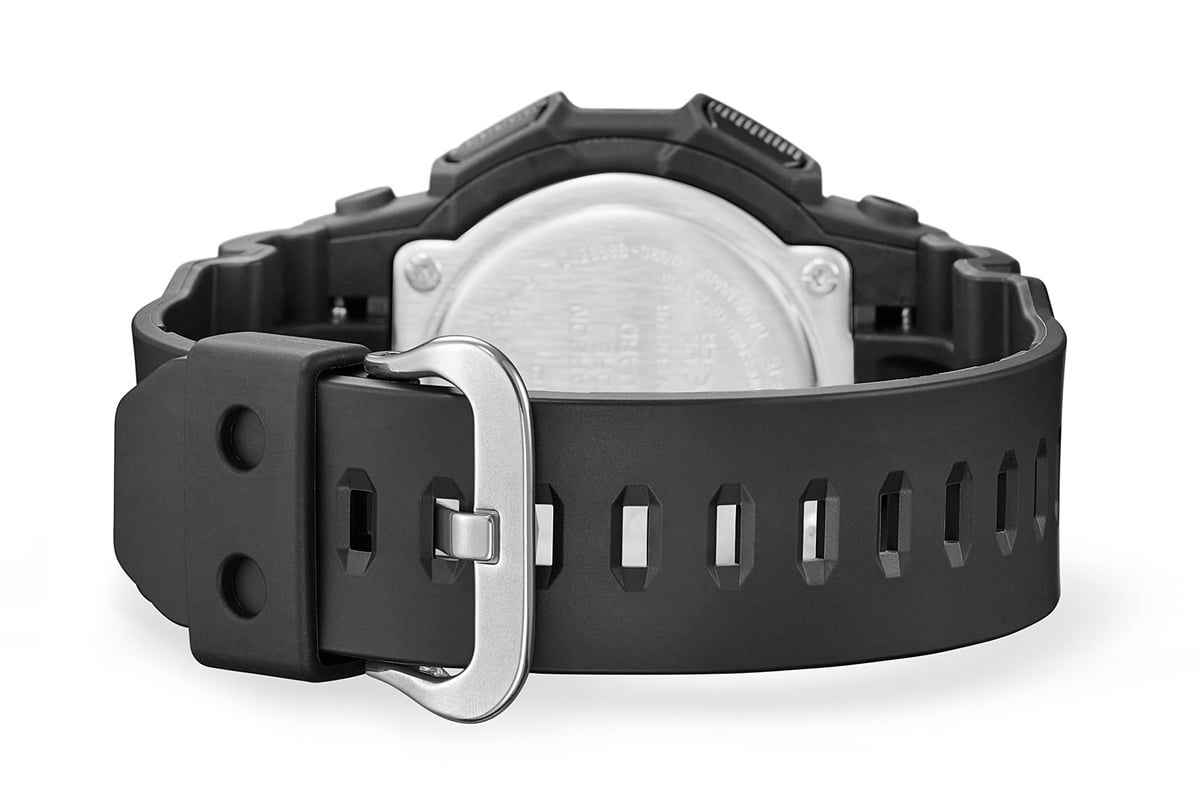 ケース、ベゼル、バンドの主な樹脂パーツには、再生可能なバイオマスプラスチックを採用
