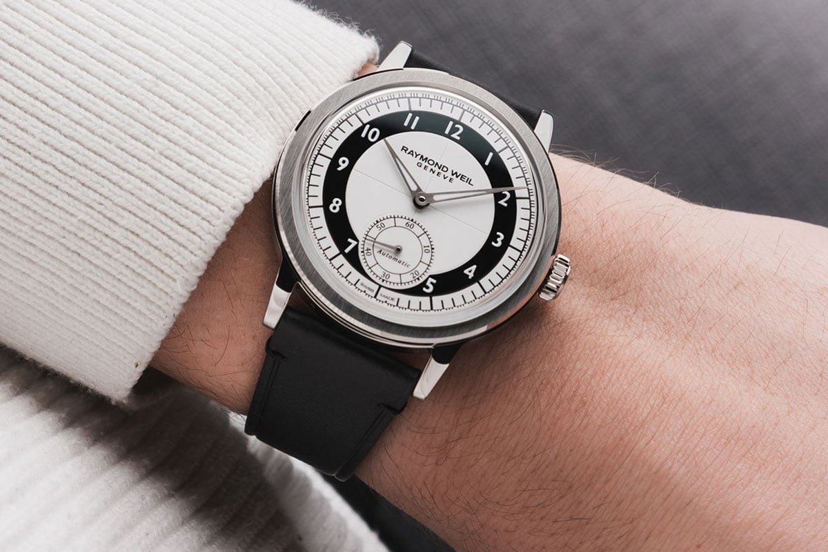 白黒の明確なコントラストが爽やか。