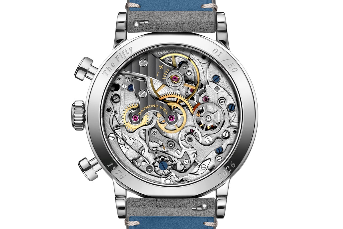 「レイモンド ウェイル ミレジム ザ フィフティ」（品番：1976-STC-65001、209万円 消費税込）