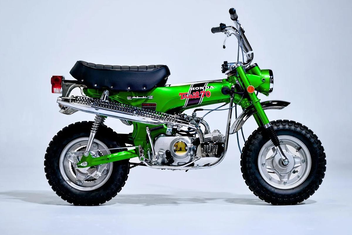米国オークションに出品され高値で落札された1970年式ホンダ「CT70H トレイル」