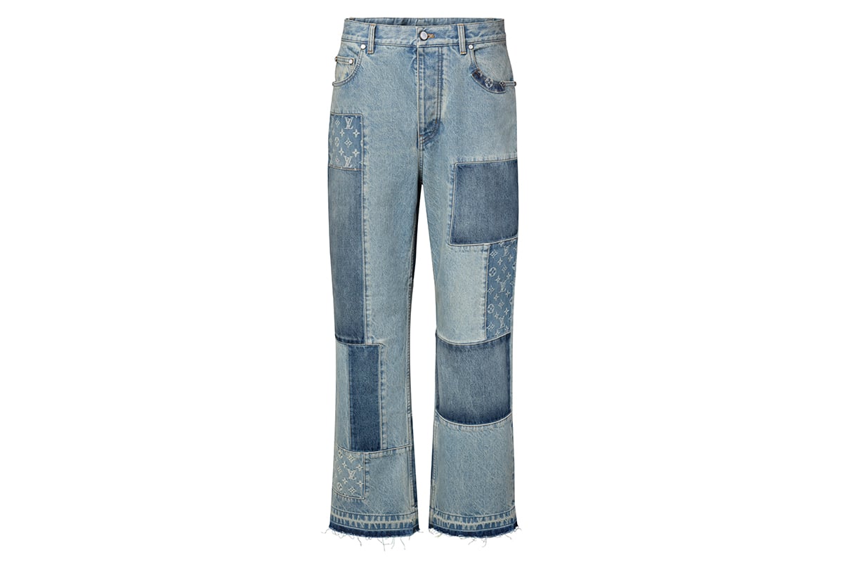 シグネチャーパッチワーク デニムパンツ：36万9600円