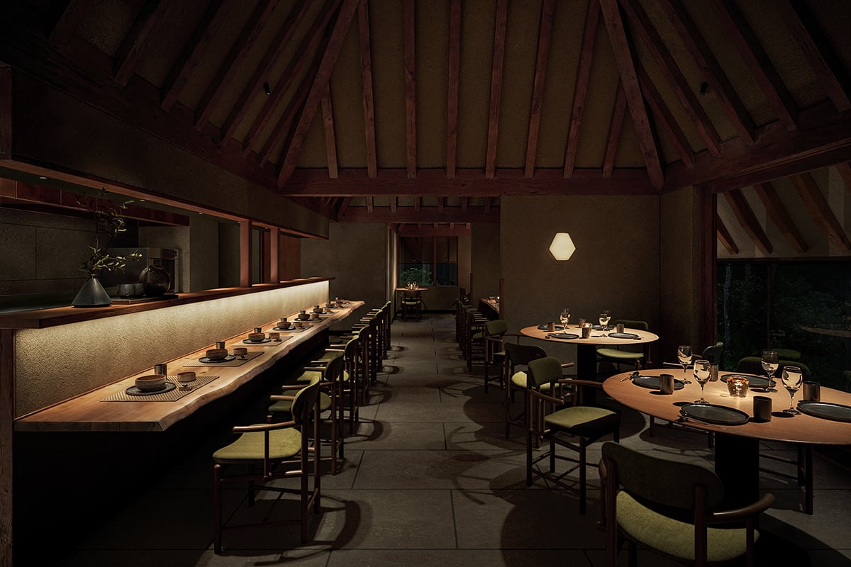 ミシュランふたつ星「傳」料理長・長谷川在佑氏監修の和食レストラン「心（SHIN）」