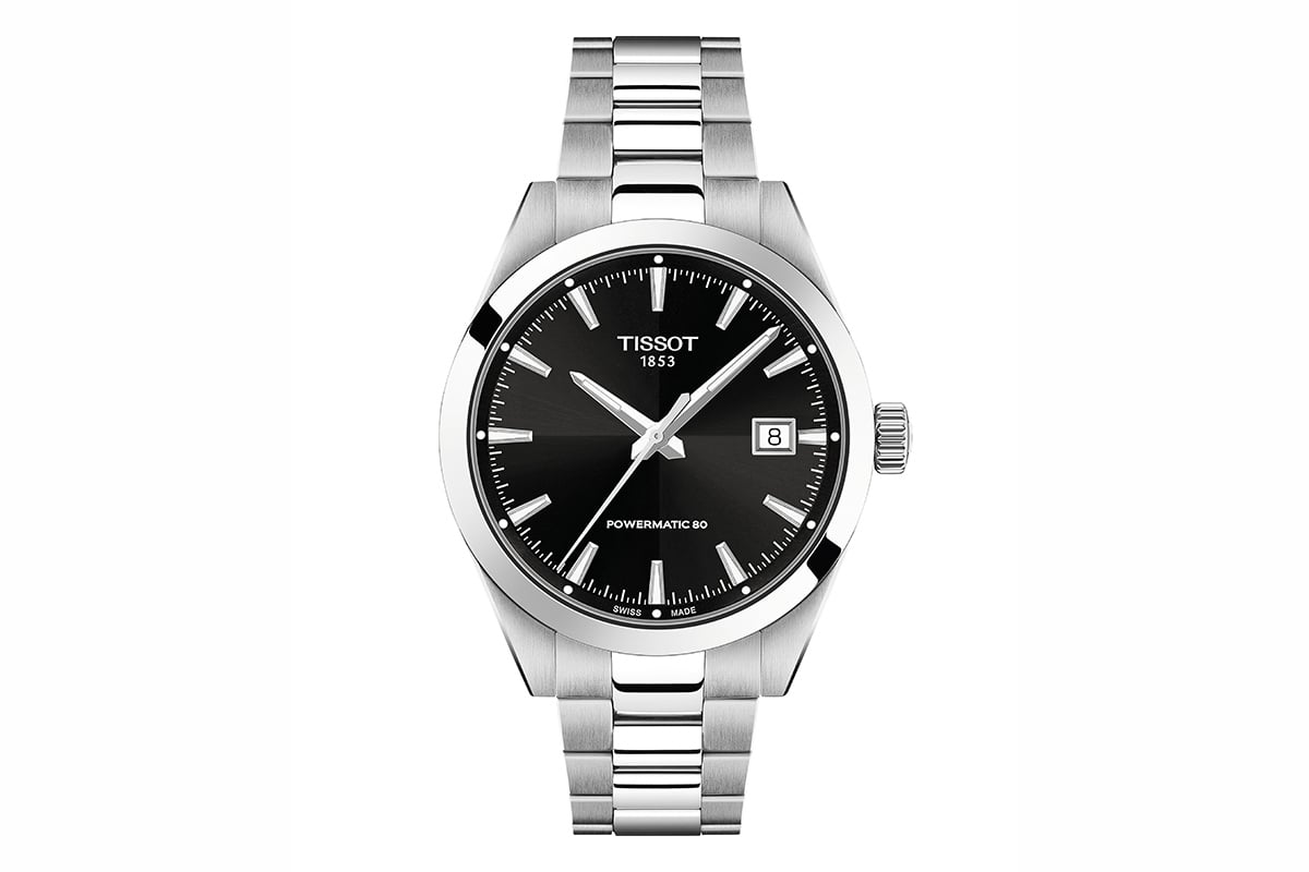 ブラックダイヤル（T165.807.11.051.00）。