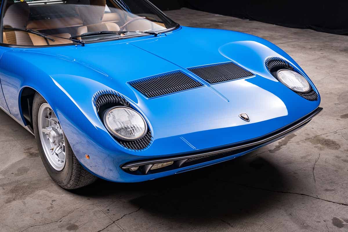 オークションに出品予定の1967年式ランボルギーニ「ミウラP400」Ingo Schmoldt(c)2026 Courtesy of RM Sotheby's
