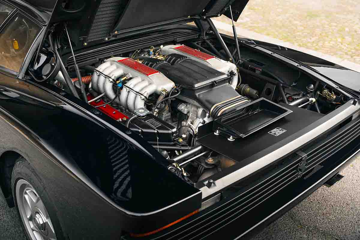 オークションに出品され落札された1986年式フェラーリ「テスタロッサ」Ivan Caravona(c)2026 Courtesy of RM Sotheby's