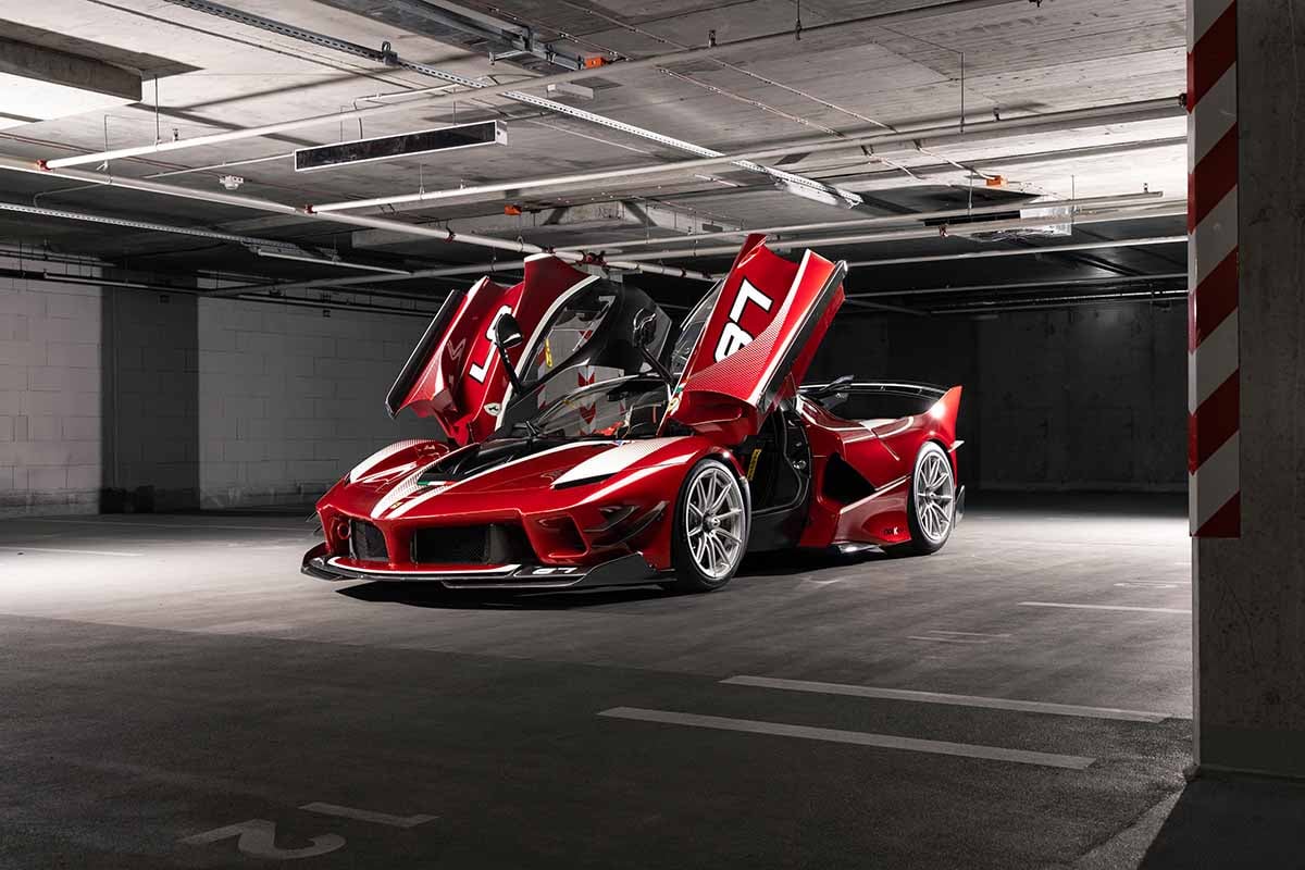 オークションに出品され高値で落札された2018年式フェラーリ「FXX-K Evo」Peter Mosoni(c)2026 Courtesy of RM Sotheby's
