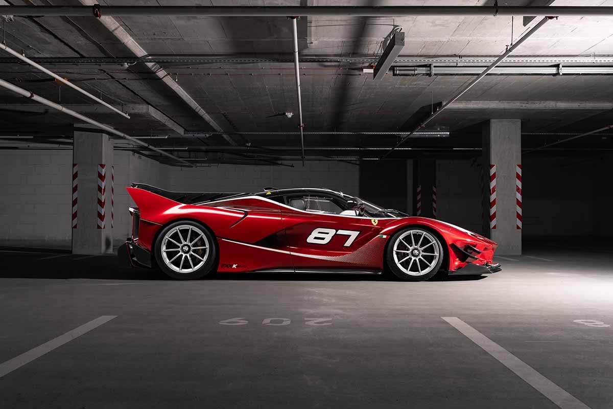 オークションに出品され高値で落札された2018年式フェラーリ「FXX-K Evo」Peter Mosoni(c)2026 Courtesy of RM Sotheby's