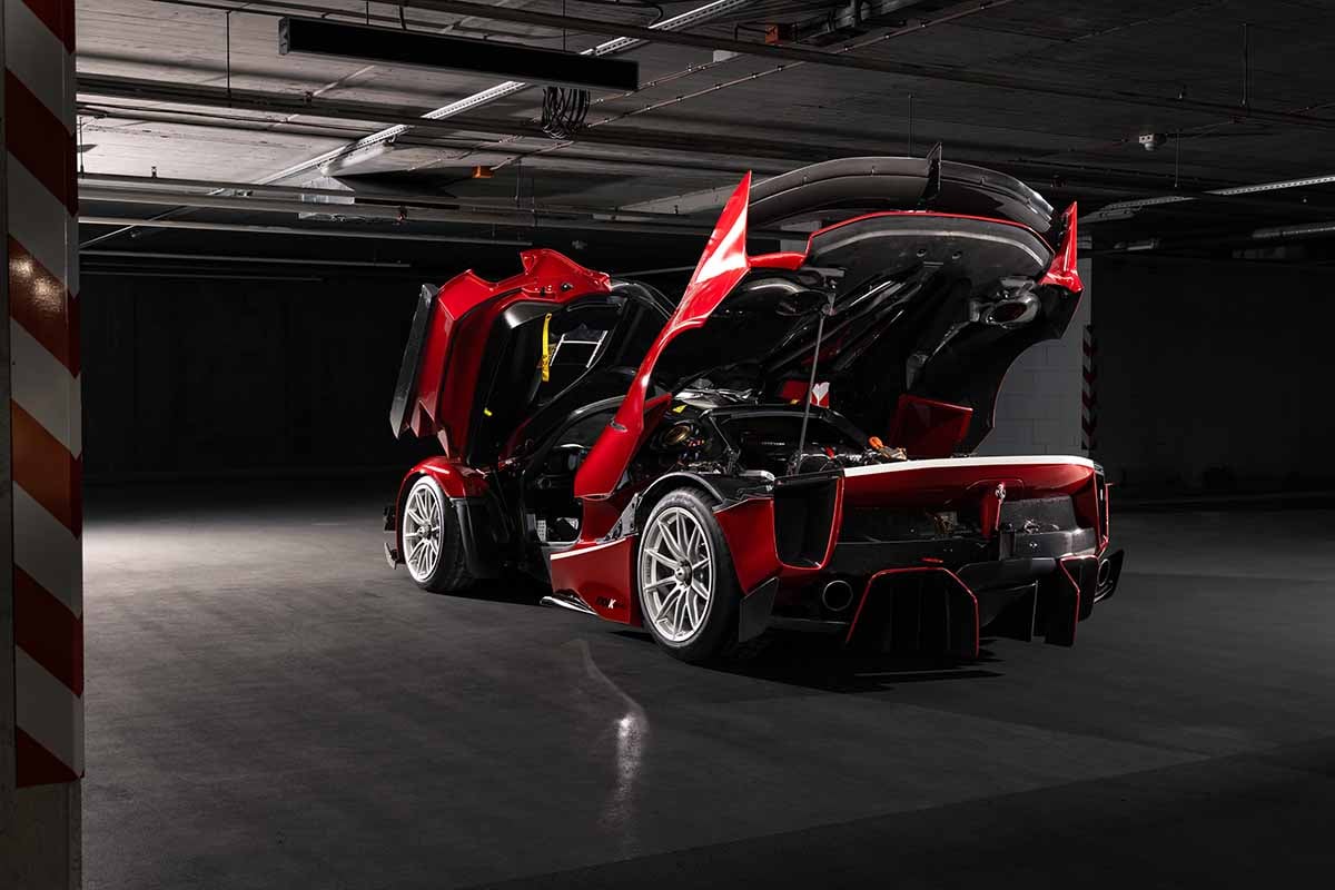オークションに出品され高値で落札された2018年式フェラーリ「FXX-K Evo」Peter Mosoni(c)2026 Courtesy of RM Sotheby's
