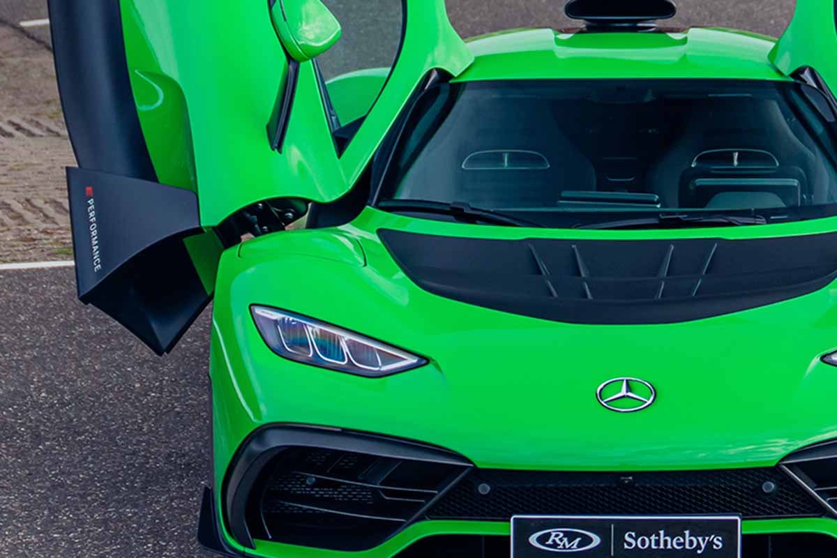 オークションに出品中の2024年式メルセデスAMG「ONE（ワン）」Alex Penfold(c)2026 Courtesy of RM Sotheby's