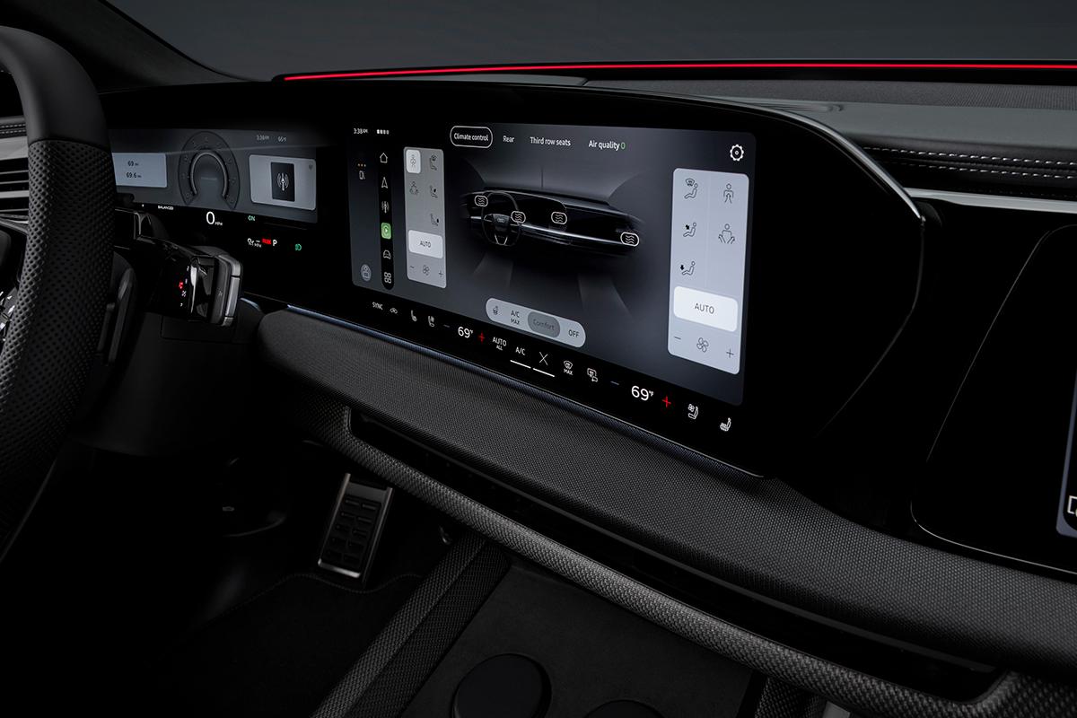 2026年夏世界初公開予定のフラッグシップSUV、アウディ新型「Q9」のインテリア