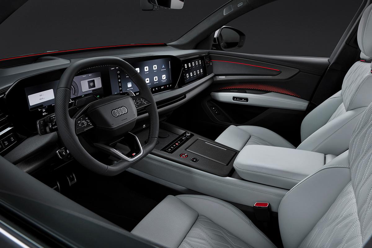 2026年夏世界初公開予定のフラッグシップSUV、アウディ新型「Q9」のインテリア