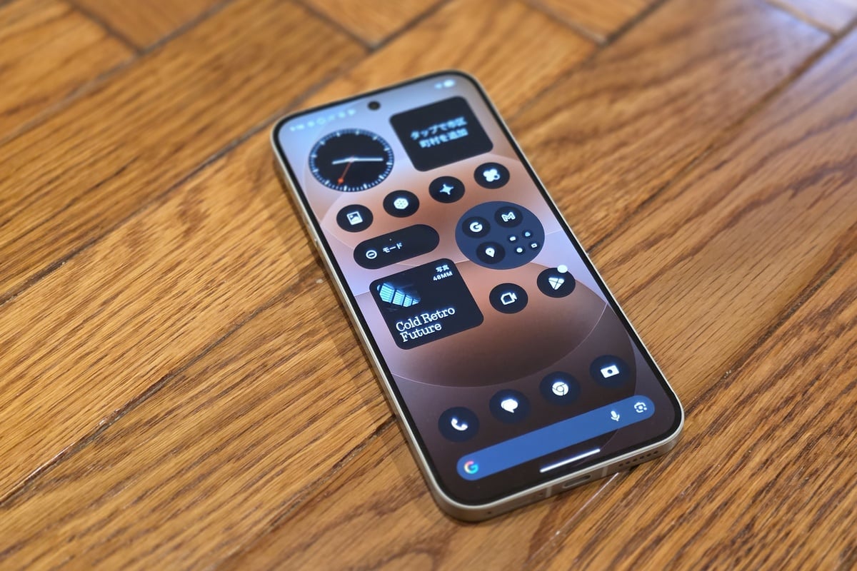 画面を点けると、Nothing Phone (4a) Proは一転して日常機としての完成度を見せる