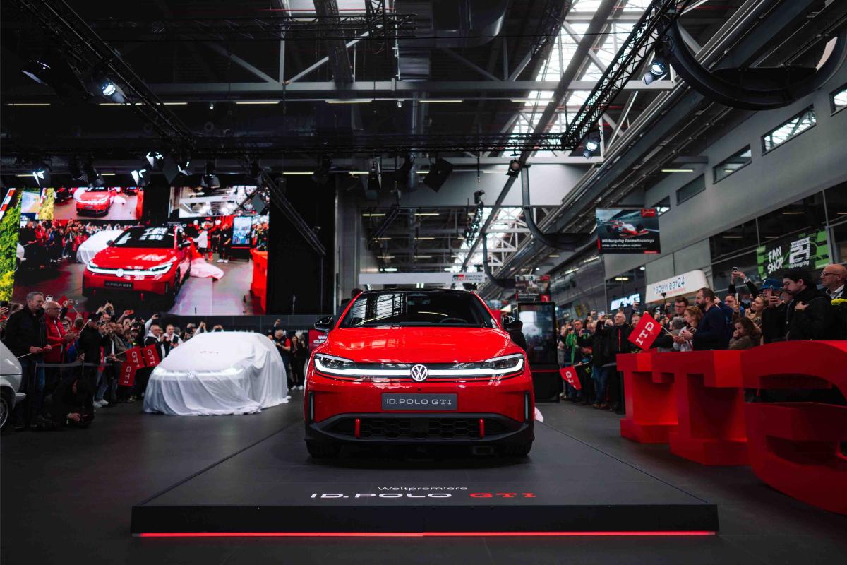 世界初公開されたフォルクスワーゲン「ID.ポロGTI」