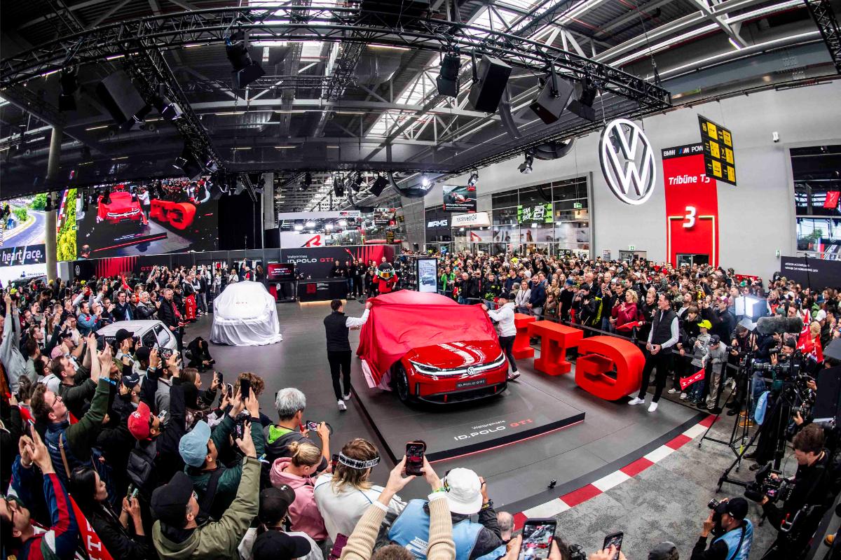 世界初公開されたフォルクスワーゲン「ID.ポロGTI」