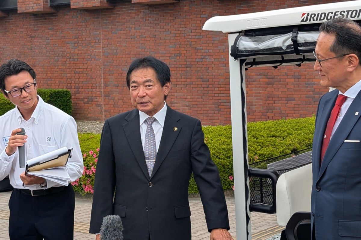 久留米市長の原口新五氏