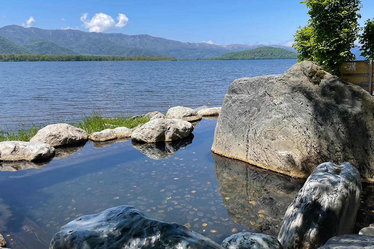 屈斜路湖の「コタンの湯」