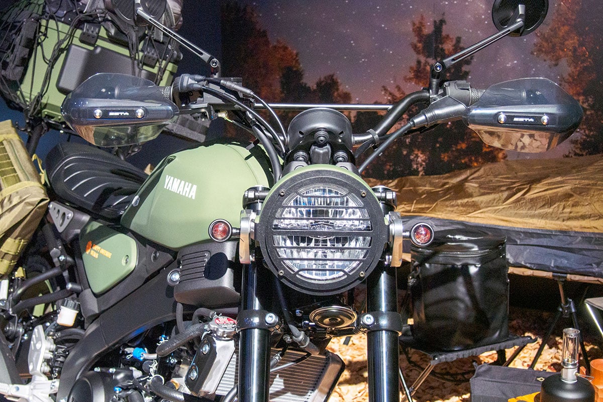 HAPPY OUTSIDE BEAMSとコラボしたヤマハ新型「XSR155」のカスタムモデル