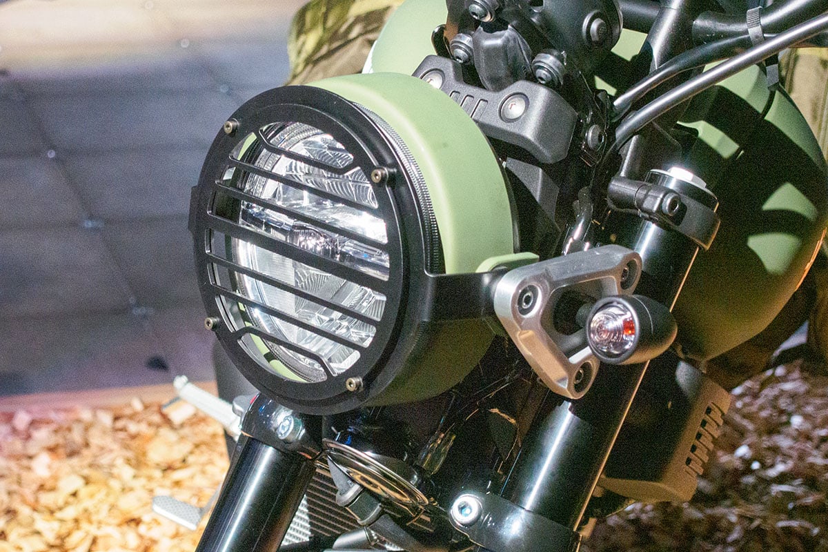 HAPPY OUTSIDE BEAMSとコラボしたヤマハ新型「XSR155」のカスタムモデル