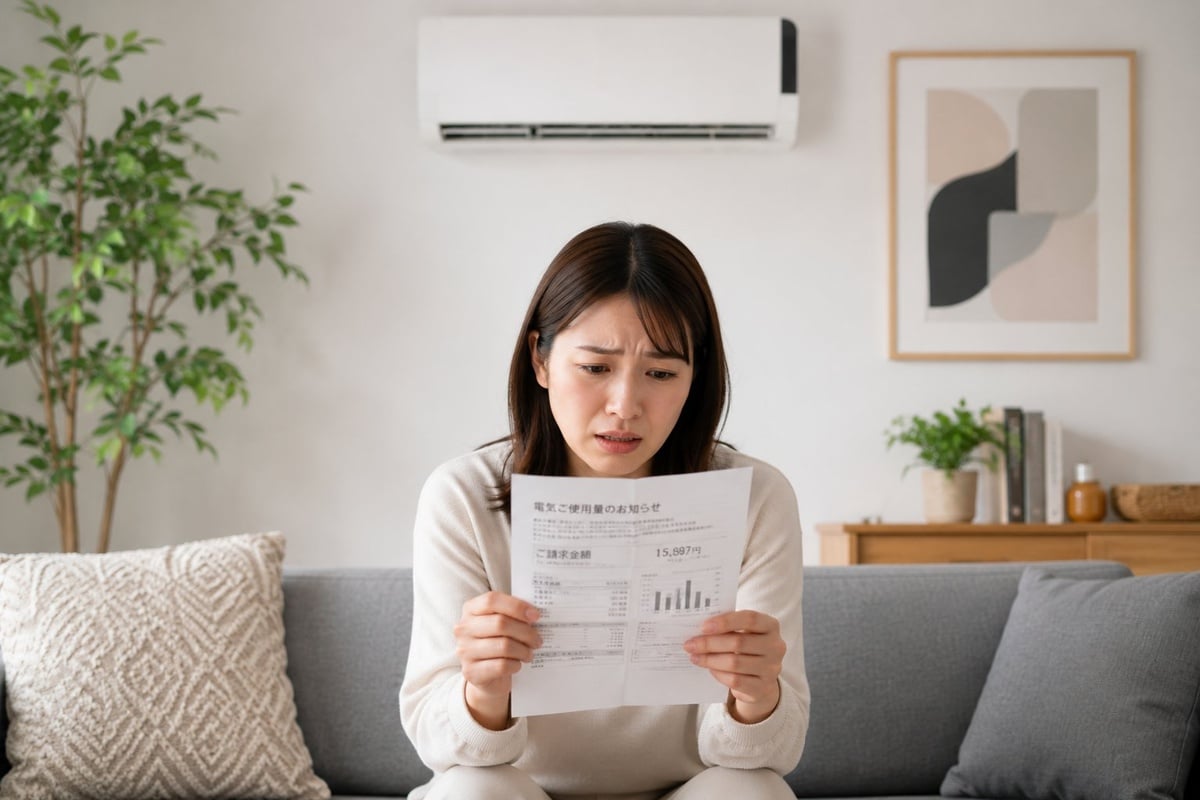 電気代は1kWhあたり約31円の時代へ。省エネ性能の差は、毎月の電気料金として確実に積み重なっていく