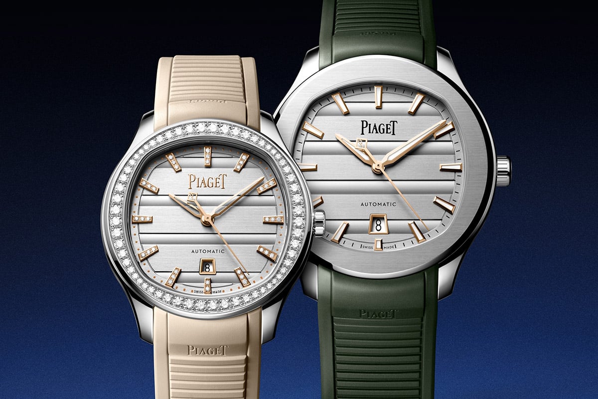 メンズはケース径42mm、レディースは36mm。素材はステンレススチール。