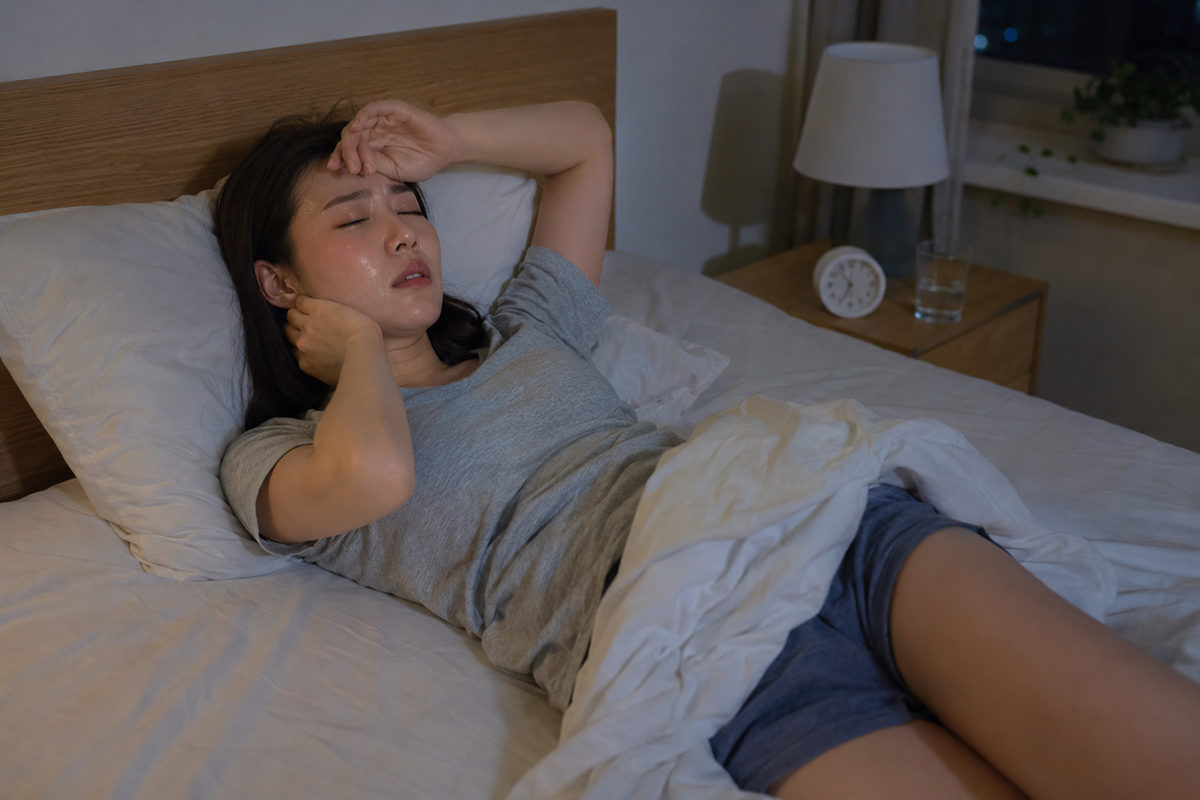 寝苦しい夜にエアコンを切って我慢してしまうと、眠っている間も体に熱がこもりやすくなります。夏の睡眠環境は、翌日の疲労感や集中力にも関わる重要なポイントです