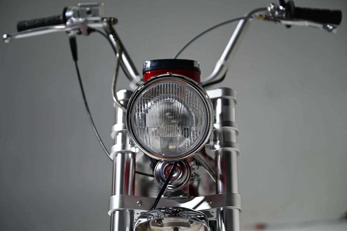 米国オークションに出品、1万500ドルで落札された1970年式のホンダ「CT70トレイル」のレストモッド車