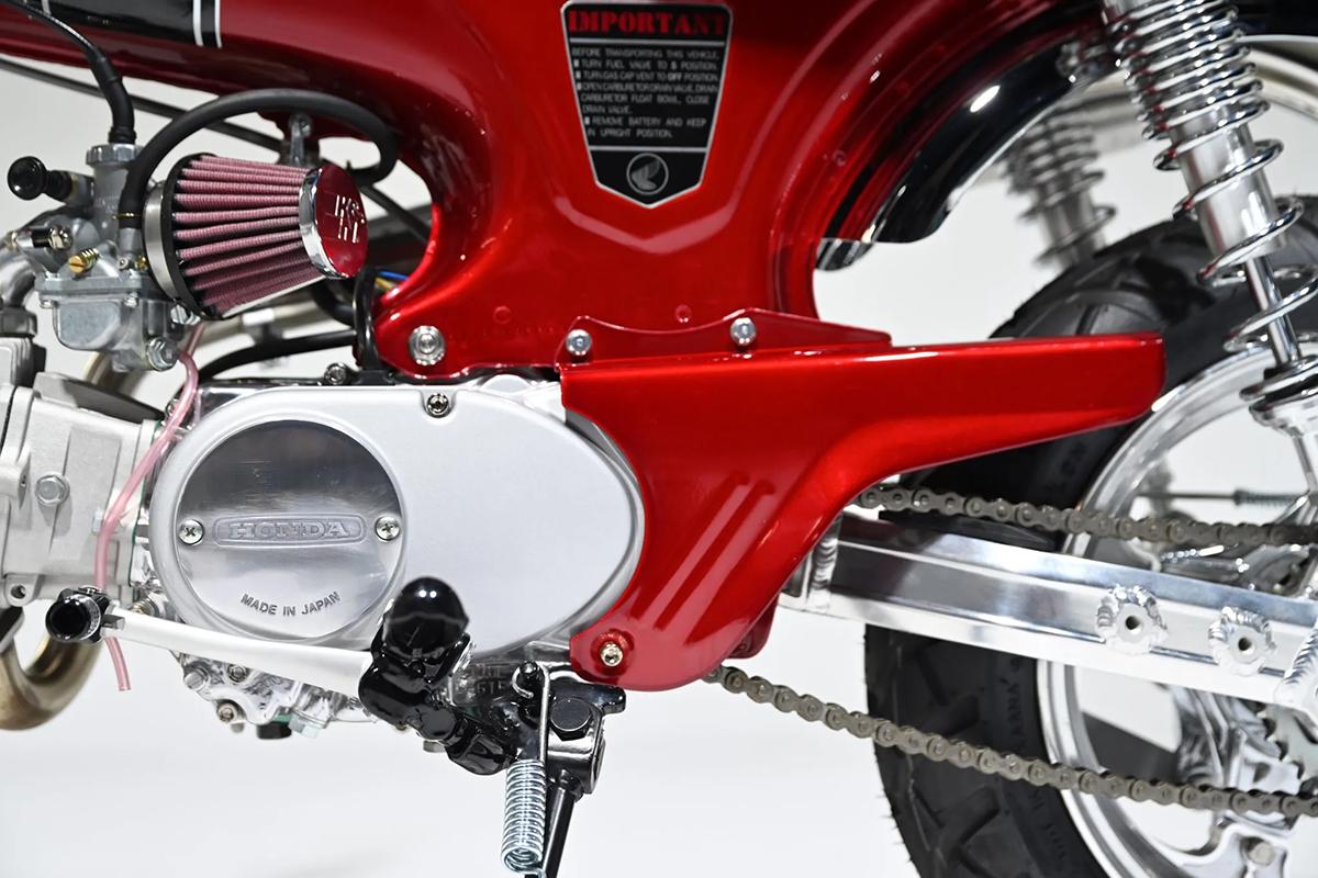 米国オークションに出品、1万500ドルで落札された1970年式のホンダ「CT70トレイル」のレストモッド車