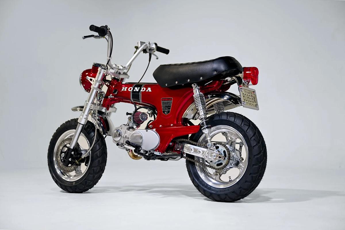 米国オークションに出品、1万500ドルで落札された1970年式のホンダ「CT70トレイル」のレストモッド車
