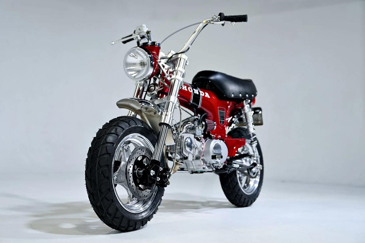 米国オークションに出品、1万500ドルで落札された1970年式のホンダ「CT70トレイル」のレストモッド車
