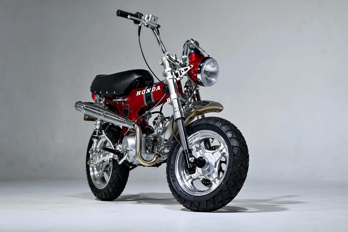 米国オークションに出品、1万500ドルで落札された1970年式のホンダ「CT70トレイル」のレストモッド車