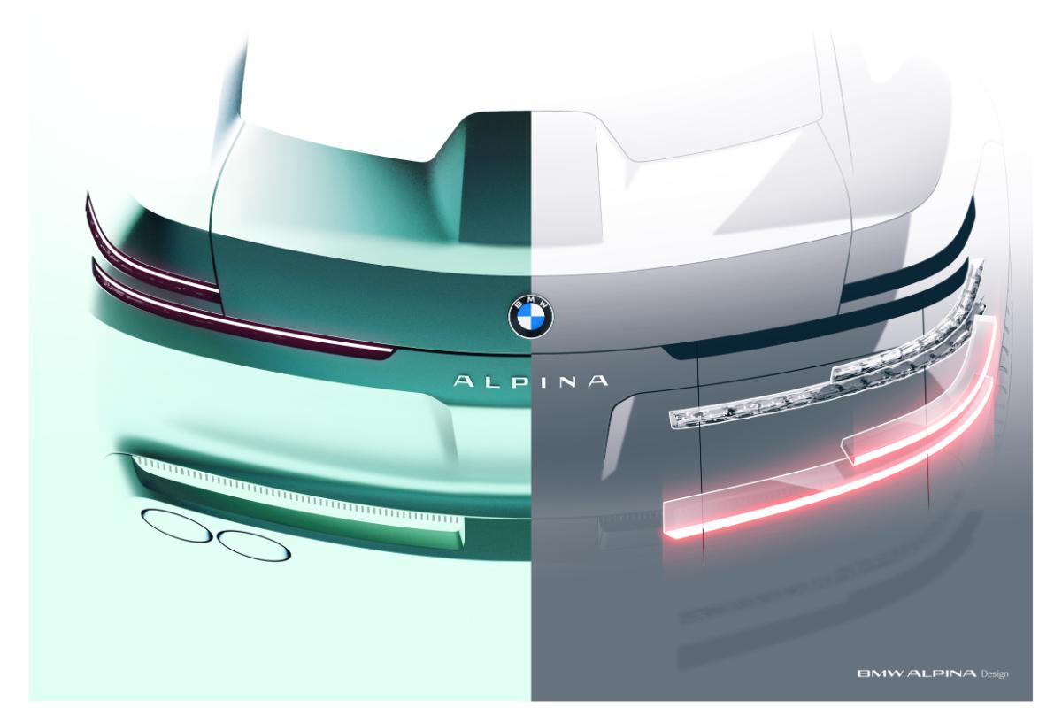 「ビジョンBMWアルピナ」のスケッチ
