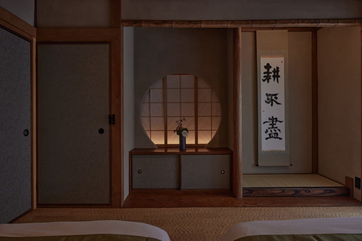 和の文化と、現代における静かに過ごす贅沢を再解釈した場所