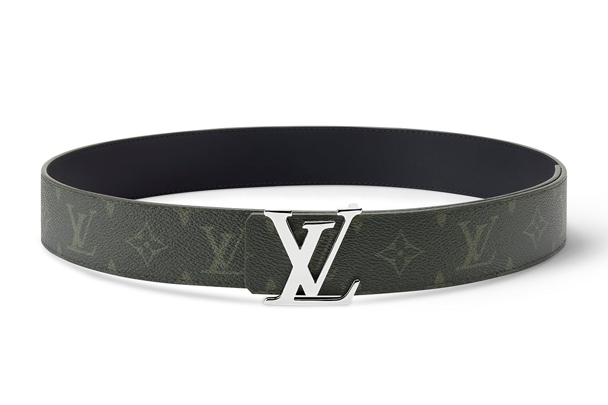ベルト・LV イニシャル モノグラム 40MM リバーシブル：9万7900円