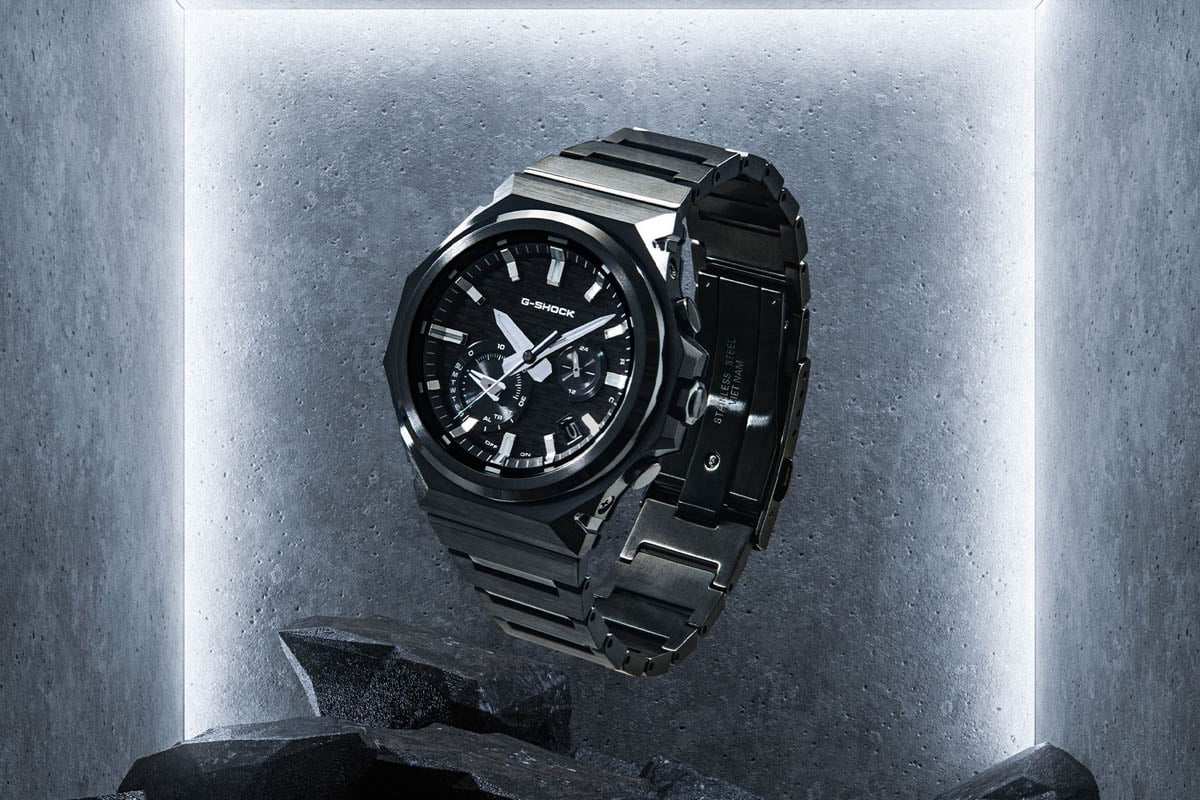 「G-SHOCK」のタフネス構造と機能美を受け継ぎながら、研ぎ澄まされたミニマルな表現で再構築した「SLEEKSTYLE」の新作