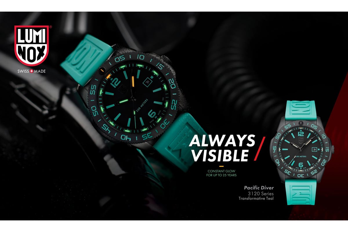“WGSN”ｘ“Coloro”が選定した“Color of the Year 2026”である、“Transformative Teal”を纏った世界777本の限定モデル「Pacific Diver 3120 Transformative Teal Edition」