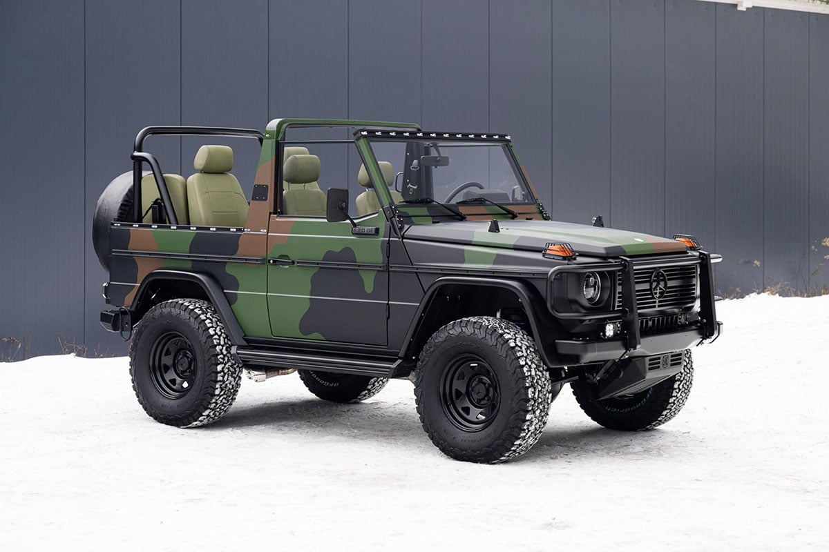 1991年製「250GD」ベースのレストモッド車両。室内はレザーやオーク材を多用し、現代的な快適装備を備える（C）Expedition Motor Company