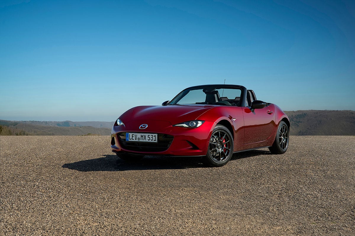 マツダのドイツ法人が発表した「ロードスター」（現地名「MX-5」）の2027年モデル