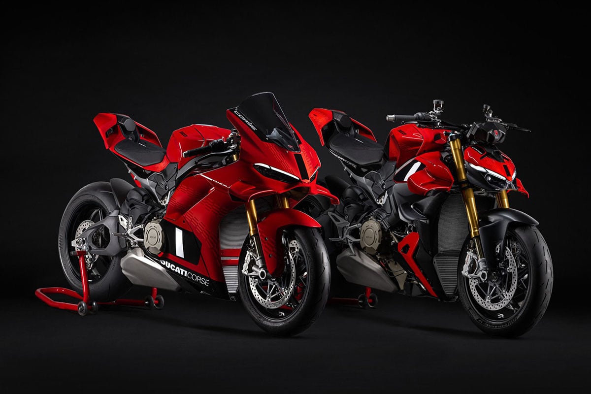 ドゥカティ「パニガーレ V4 S コルセ」と「ストリートファイター V4 S コルセ」