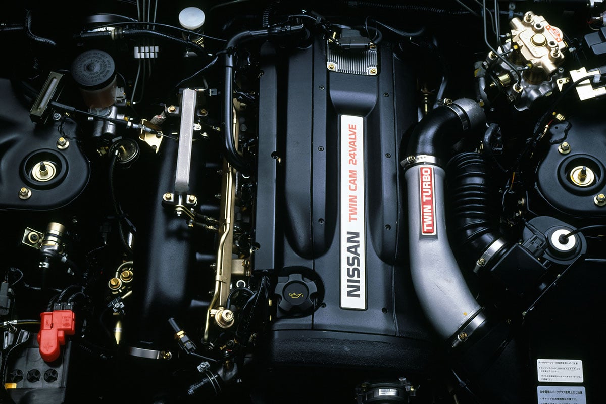 専用設計された2.6リッター直6ツインターボエンジン“RB26DETT”型