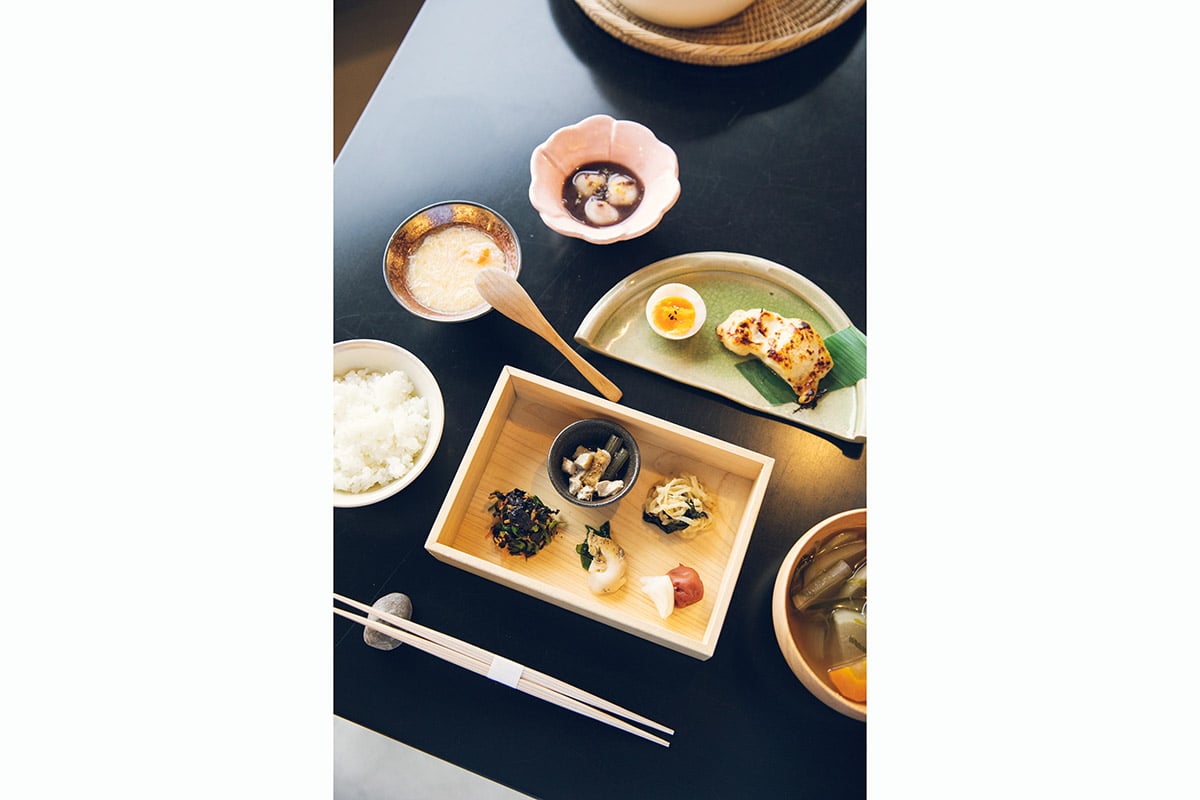 島の恵みを味わう朝食