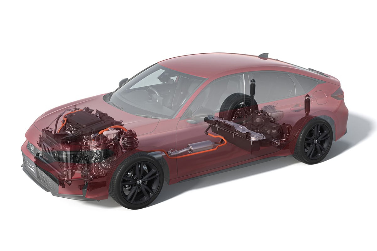ホンダ新型「シビック e：HEV RS」