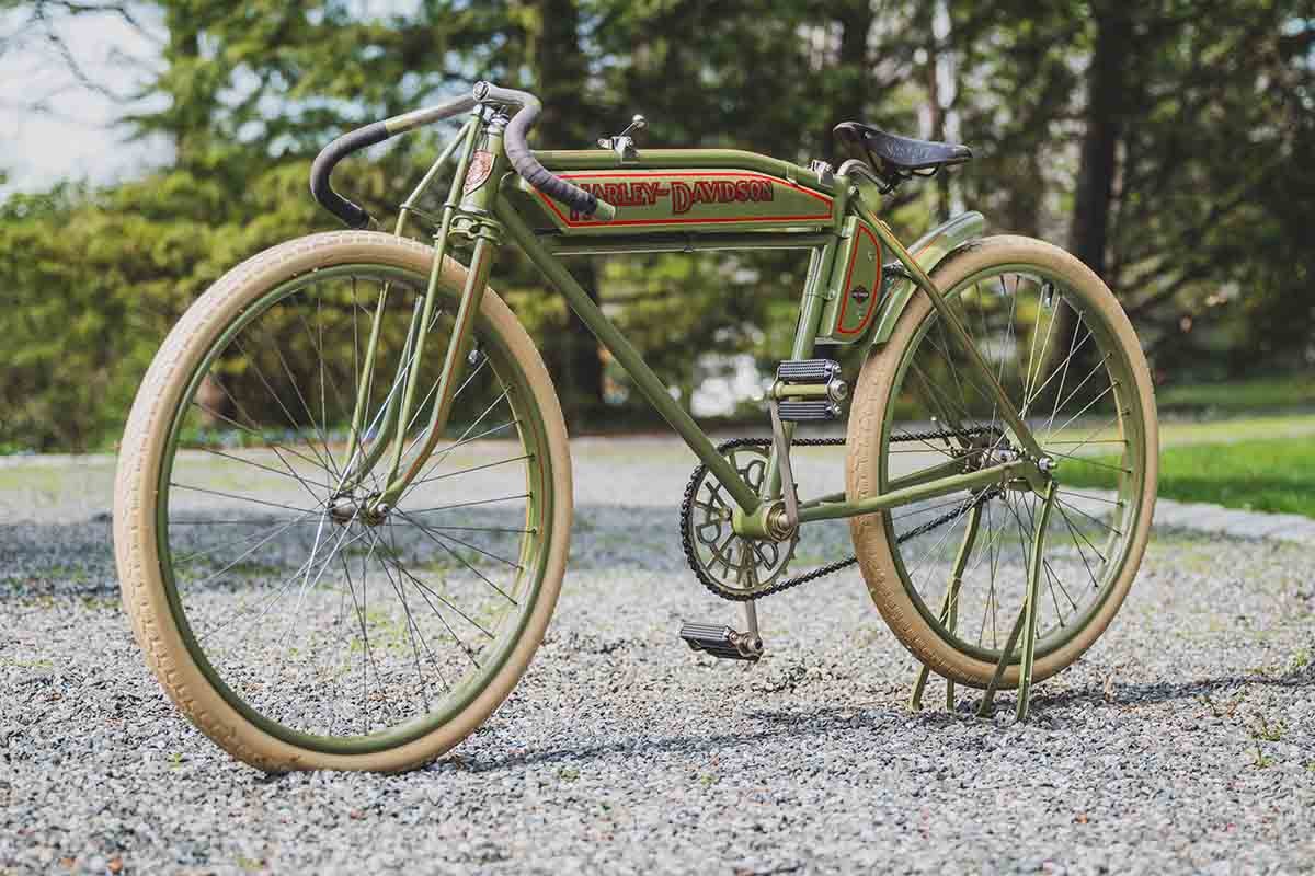 オークションに出品予定の1919年式ハーレーダビッドソン「モデル4−19」Darin Schnabel(c)2026 Courtesy of RM Sotheby's